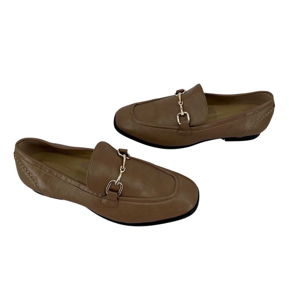 Bruno‎ Marc Women's Tan Bit Loafers SBLS2346W Brown Slip On Size 9 Preppy